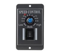 Homeponnew Contrôleur de vitesse de moteur CC 6 A, 10 V-60 V PWM pour moteurs à balais CC avec fonction avant/arrière, modèle CCM2US