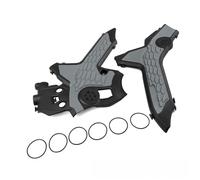 Homeponnew Coque de protection pour cadre de moto Honda CRF300L - Plaque de protection en ABS - Noir/rouge/bleu/gris - Remplacement direct