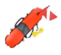 Homeponnew Couleur vive avec drapeau de plongée. La couleur orange vive associée à un drapeau de plongée assure une haute visibilité, ce qui le rend facile à localiser pendant votre pêche. POUR UNE