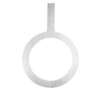 Homeponnew Couvercle de bord de tasse à thé au lait en acier inoxydable professionnel et joint pour la cuisson, outil anti-brûlure pour la préparation du café et du thé