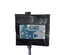 Homeponnew Couvercle de minuterie d'arrosage pour contrôleurs de robinet de tuyau d'extérieur - Protection en tissu Oxford avec fenêtre avant transparente, bouclier de dispositif d'irrigation de