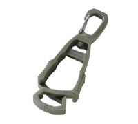 Homeponnew Crochet de gants d'extérieur pour escalade, camping et randonnée - Clip de sécurité en nylon avec attache ceinture/sac à dos, 10,5 x 3,5 cm, 13 g (vert armée)