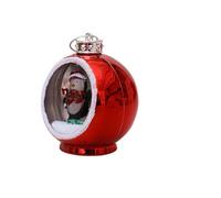 Homeponnew Décoration de vacances rouge festive fiable pour la décoration de sapin de Noël. Caractéristiques : 1. Ces boules de Noël lumineuses disposent d'un étui de couleur vive qui met en scène la
