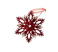 Homeponnew Décoration rouge festive idéale pour les vacances de Noël. Caractéristiques : design unique. Ces décorations de Noël améliorent l'ambiance festive, ce qui en fait un choix pour les vacances