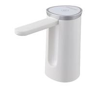 Homeponnew Distributeur d'eau électrique avec charge de type C, batterie 800 mAh, design pliable pour la maison, le bureau et l'extérieur, compatible avec les carafes d'eau standard (blanc)