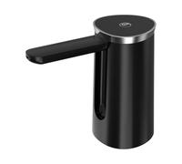 Homeponnew Distributeur d'eau électrique pour carafes d'eau, portable et rechargeable avec chargement de type C, design pliable, matériaux de qualité alimentaire, batterie 800 mAh, noir