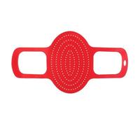 Homeponnew Doublure en silicone pour friteuse à air et élingue de dinde - Outil de transfert de four résistant à la chaleur pour la cuisson, le rôtissage et la cuisson sous pression, rouge (rouge)