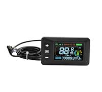 Homeponnew E-for Écran LCD pour vélo 24 V 36 V 48 V 60 V E-for Bike Display Design robuste avec corps ABS solide et résistant à l'usure conçu pour une utilisation durable avec une bonne durabilité et