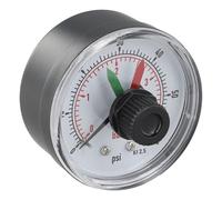 Homeponnew ECX2712B1 Manomètre de rechange pour filtres de piscine Hayward, cadran de 5,1 cm 0-60 PSI avec lunette rotative, construction en laiton compatible avec les modèles DEP100 C5030 EC65