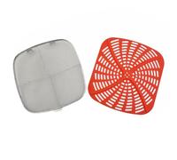 Homeponnew Ensemble de protection anti-éclaboussures et joint en silicone pour friteuse à air comprimé en acier inoxydable 304, passe au lave-vaisselle, compatible avec les modèles Ninja Foodi AG300