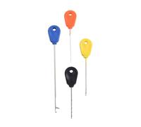 Homeponnew Équipement de pêche essentiel : cet ensemble complet de 4 aiguilles à appât est essentiel pour tout pêcheur cherchant à améliorer ses compétences de fabrication de bas de ligne et son