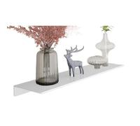 Homeponnew Étagère de robinet de salle de bain, rangement mural sans perçage pour coiffeuse, organiseur de salle de bain en alliage d'aluminium pour articles de toilette et cosmétiques, blanc (50)