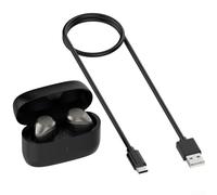 Homeponnew Étui de chargement pour casque Jabra Elite5 avec chargeur efficace de type C pour Elite4 Active et Elite3 (Noir M022)