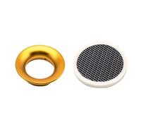 Homeponnew Filtre à air de carburateur de moto pour PWK32 34 mm et PWK21-30 mm/PE28 30 mm - Alliage d'aluminium, maille en acier inoxydable, joint en caoutchouc, noyau en éponge