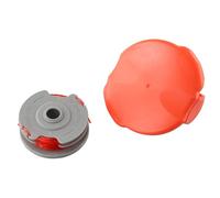 Homeponnew FLY021, FLY060 Bobine à double alimentation automatique avec capuchon de bobine pour débroussailleuse Flymo Kit de remplacement compatible avec Contour, Power Trim, Multi Trim, Minitrim