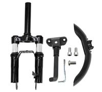 Homeponnew Fourche avant avec repose-pied et garde-boue pour trottinette électrique Ninebot MAX - Ensemble de fourche en métal compatible avec G30, 388 x 28,5 mm, noir