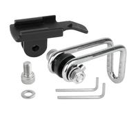 Homeponnew Fourche centrale pour support de phare de vélo pour feu de fourche avant - Alliage d'aluminium et plastique, ajustement sûr pour une meilleure visibilité, design léger