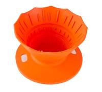 Homeponnew Goutteur à café pliable en silicone pour 1 à 2 tasses, panier filtrant réutilisable pour voyage et camping, noir (rouge)