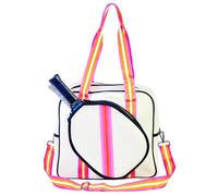 Homeponnew Grande capacité de rangement, ce sac de pagaie en néoprène offre un grand espace pour ranger vos pagaies et accessoires de pickleball tout organisé et facilement accessible...