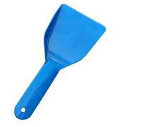 Homeponnew Grattoir à glace et outil de retrait de givre pour réfrigérateur, voiture et fenêtres, pelle à neige portable en plastique ABS avec poignée ergonomique, bleu (bleu)