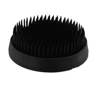 Homeponnew Grenouille florale ronde pour arrangement floral Ikebana, support de base en métal à picots avec aiguilles en acier, compatible avec couvercle de vase, 1 pièce (noir)