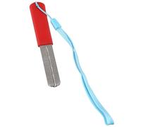 Homeponnew Hameçon de pêche double face Lime diamant Crochet de pêche Caractéristiques du broyage Fabriqué et il y a une seule rainure en V