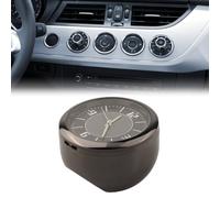 Homeponnew Horloge à Quartz Lumineuse Ornement pour Véhicules - Montre Électronique Analogique Tableau de Bord avec Montage Facile Bande et Conception Résistant à La Chaleur