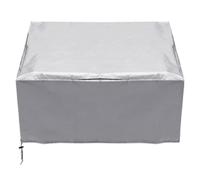 Homeponnew Housse anti-poussière pour imprimante, 50 x 40 x 30 cm, tissu Oxford imperméable, lavable en machine, pour la maison et le bureau, photocopieurs, noir ou argenté (argenté)