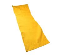 Homeponnew Housse de rechange pour chaise de plage pour terrasse, jardin et chaises longues d'extérieur - Tissu polyester 120 × 45 cm en plusieurs couleurs jaune
