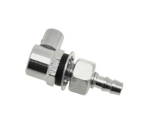 Homeponnew Jet de lave-glace à sortie unique chromé pour voitures classiques des années 1950-1960 compatible avec Mini MGB MGA Austin Healey Sprite 3000 Triumph pour