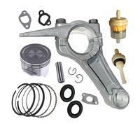Homeponnew Kit bielle et piston avec anneaux, joints, clips, filtre à huile et joints pour moteurs 4 temps GX200, 168F, 5.5HP, 6.5HP (2-3.5kW)