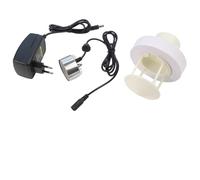 Homeponnew Kit brumisateur pour bassins et fontaines : atomiseur 350 ml/h 24 V CC avec brumisateur en acier inoxydable, pare-éclaboussures, flotteur et 3 disques de rechange