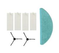 Homeponnew Kit d'accessoires pour robot aspirateur avec brosses latérales, chiffon et filtres pour Cecotec pour CONGA 8090 et pour série ULTRA