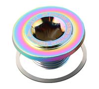 Homeponnew Kit de boulons auto-extractibles en alliage d'aluminium pour pédalier Rotor Aldhu, compatible avec axe de route de 30 mm pour vis de manivelle de vélo