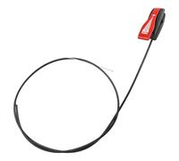 Homeponnew Kit de câble d'accélérateur pour tondeuse à gazon avec levier d'interrupteur et poignée de commande pour tondeuse à gazon type poussoir - Kit poignée noire et rouge 145 cm