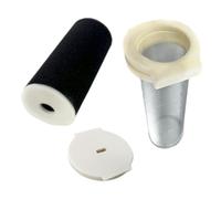 Homeponnew Kit de capuchons de guidage de filtre à air pour Yamaha Grizzly 600/660/350 (1987-2013), compatible avec 1UY-14458-01-00, 1UY-14468-00-00, 1UY-14451-00-00