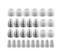 Homeponnew Kit de consommables pour coupe-plasma Amico Power APC-70HF 70 A - Embout d'électrode et buse compatible avec les torches P-80, options de 1,1 mm/1,3 mm/1,5 mm