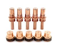 Homeponnew Kit de consommables pour cutter plasma avec 5 électrodes 177895 et 5 buses 177896 pour torche Miller ICE80CM