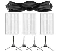 Homeponnew Kit de pièces de rechange pour aspirateur ILIFE V20, LYDSTO R1D Edge, Vyzzle D10, Laresar L10, ROIDMI Eve & ROOK S avec brosse principale, brosses latérales et filtres