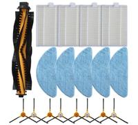 Homeponnew Kit de pièces de rechange pour aspirateurs robots bObsweep PetHair et SLAM avec brosse principale, brosses latérales, écrans filtrants et chiffons à franges (B)