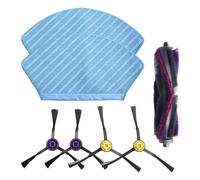 Homeponnew Kit de pièces de rechange pour robot aspirateur Fakir Robert R-S 770 - Brosse principale, 4 brosses latérales et 2 chiffons lavables en machine