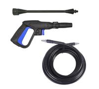 Homeponnew Kit de poignée de pulvérisation pour nettoyeur haute pression Bosch, tuyau de 5 m inclus, baguette de pulvérisation à pression réglable avec buses, design ergonomique léger pour nettoyage