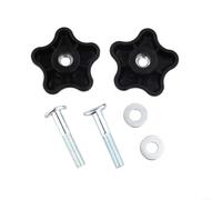 Homeponnew Kit de poignée de rechange compatible avec les modèles de tondeuse à gazon TORO pour Timmaster pour RECYCLER pour Power Curve comprend 2 boutons, 2 boulons, 2 rondelles pièces 117-5976 107