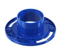 Homeponnew Kit de réparation universel de bride de toilettes pour tuyaux d'évacuation de 7,6 cm et 10,2 cm, matériau ABS, résistant aux hautes températures et basses températures, bleu