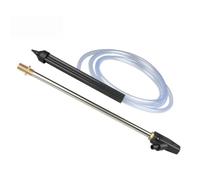 Homeponnew Kit de sablage haute pression pour Karcher série K2-K7, tuyau de lance de lave-auto avec deux adaptateurs, embout de nettoyage en cuivre et acier inoxydable