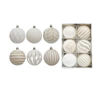 Homeponnew La décoration rouge mesure 8 cm, idéale pour les fêtes de Noël. Caractéristiques : fait, la boule est avec un merveilleux pendentif pour votre fête. Parfait pour