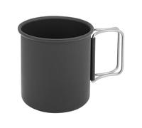 Homeponnew Léger et portable Fabriqué en acier inoxydable, cette tasse pliante est légère et portable pour une utilisation pratique. Sa dureté élevée et ses propriétés résistantes à l'usure f...