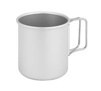 Homeponnew Léger et portable Fabriqué en acier inoxydable, cette tasse pliante est légère et portable, ce qui la rend pratique à utiliser. Elle est conçue pour un transport facile pour les fos...