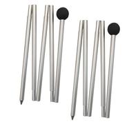 Homeponnew Légers et durables, ces poteaux de tente de camping sont fabriqués en alliage d'aluminium, ils sont légers pour un transport facile et résistants à la rouille pour les f...