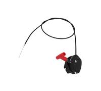 Homeponnew Levier d'accélérateur et d'accélérateur pour tondeuse à gazon de 142 cm, réglage de 2 cm pour une coupe efficace, compatible avec certaines tondeuses à gazon, plastique noir